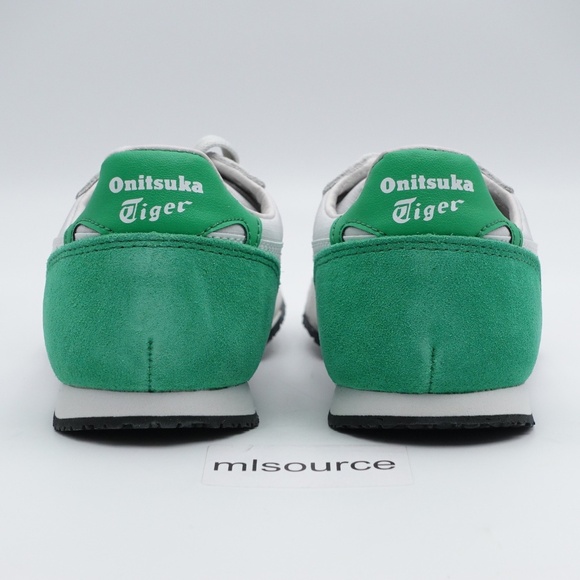 NEW Onitsuka Tiger Serrano Suede Sneakers 1183A237-021 Gray/Green - Picture 5 of 7